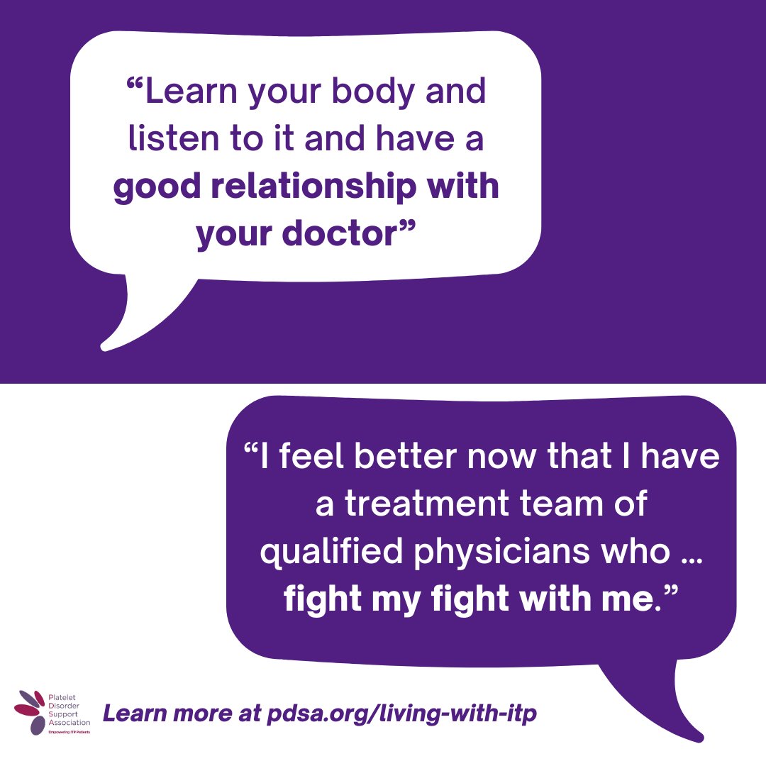 PDSA_ITP's tweet photo. Last month, you shared excellent tips for living with ITP. From keeping a sense of humor to finding a compassionate care team, here’s how you stay #ITPstrong! Visit https://t.co/A3A81Hh7yO for more tips on managing the ups and downs of the ITP roller coaster. https://t.co/J8xqPQca3p