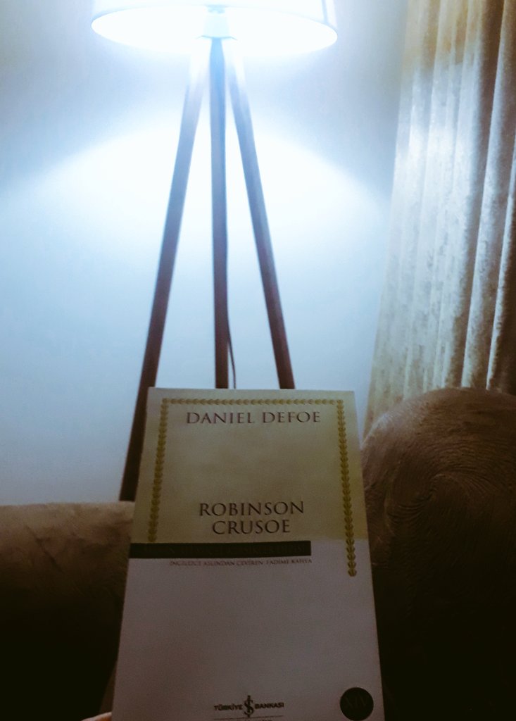 iremgurell's tweet photo. "... Bence elde edemediklerimizle ilgili bütün huzursuzluğumuz , sahip olduklarımız için şükretme huyumuz olmamasından kaynaklanıyordu." #okudumbitti #robinsoncrusoe https://t.co/gm3Bg6mqFe