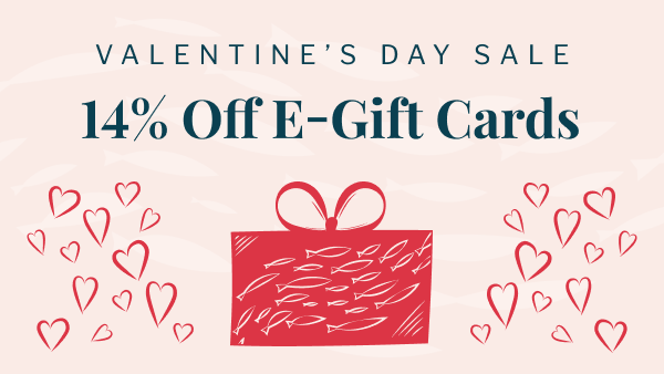 Spread the L❤️VE! Send an E-Gift Card to your Valentine! 
ONE DAY ONLY - all e-gift cards are 14% off! Ends at midnight tonight! --> knowseafood.com/products/rise-…