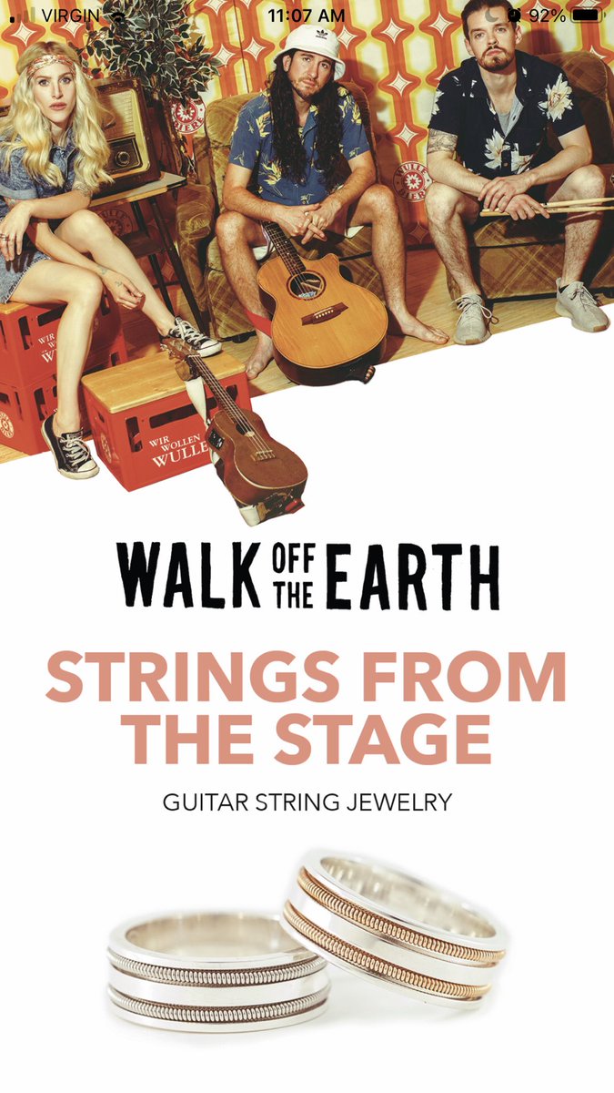 Need a last minute Valentine’s Day gift 💝? Check out these rings made with our guitar strings by <a href="/jewelryhs/">Heartstrings Jewelry</a> ! 💍 
heartstringsjewelry.com/product/walk-o…
