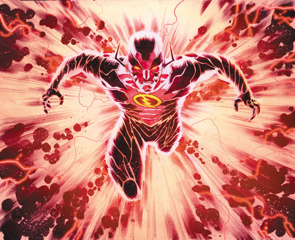 Daniel West - Reverse FlashBrother of Iris and Father of Wallace. Suffering from abuse as a child he crippled his father and ran away from home. He was involved in an accident which gave him a Speedforce charged Metal suit. He vowed to go back in time and change everything.