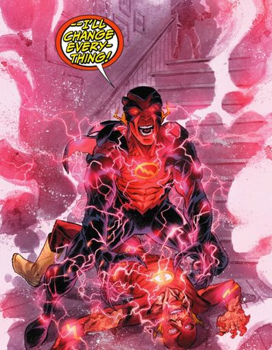 Daniel West - Reverse FlashBrother of Iris and Father of Wallace. Suffering from abuse as a child he crippled his father and ran away from home. He was involved in an accident which gave him a Speedforce charged Metal suit. He vowed to go back in time and change everything.