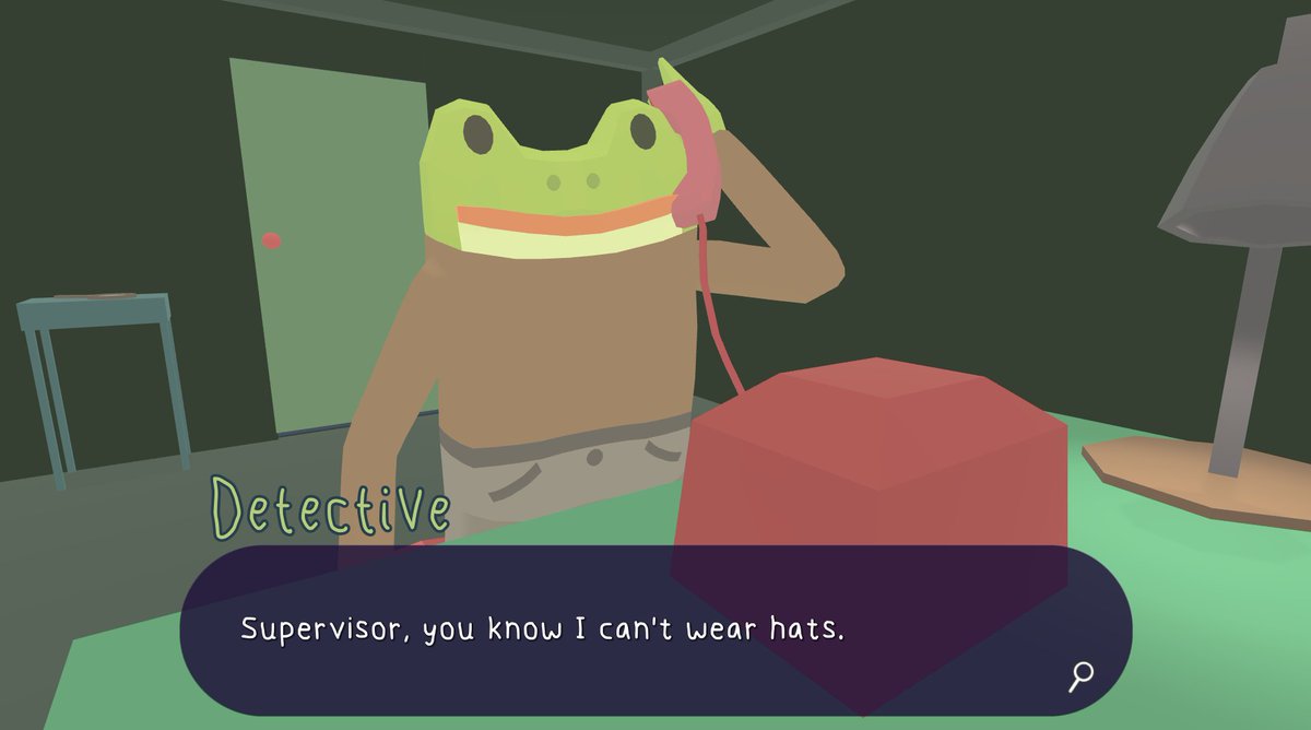 Frog Detective 2: The Case of the Invisible Wizard - a short (just about an hour+), funny, and charming as hell detective game - great for an afternoon where you just wanna mellow out and have a good, fun time. i'd also recommend picking up the first game for the same reasons