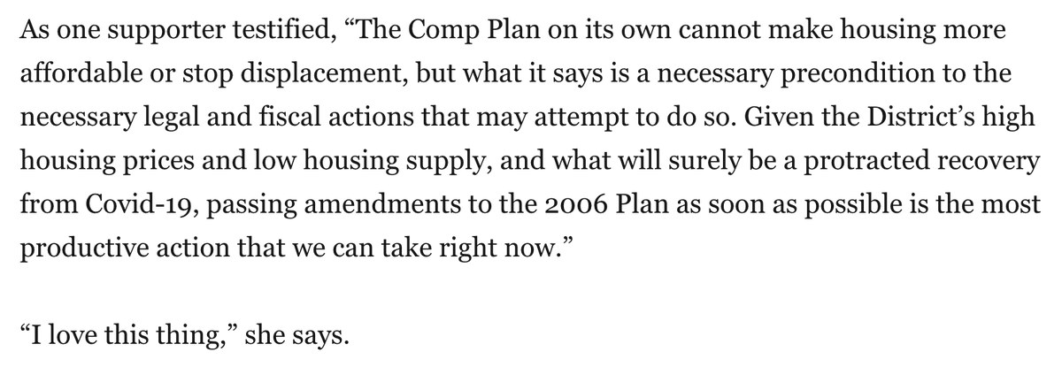 This quotes refs my Comp Plan testimony (public record) without my name, which is shady as shit. It's also fucking dumb to not ask me—a former WCP staffer—for context, even if you disagree with me.  @caroline_jones_, this is just, like, really stupid.