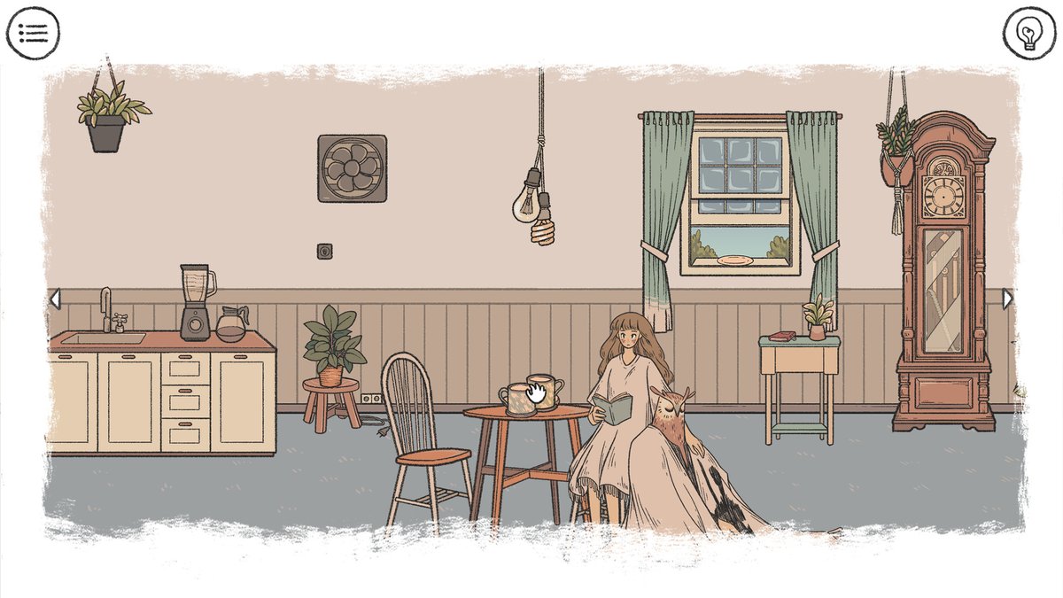 When The Past Was Around - a short (2+ hours) puzzle point and click about love, letting go, and the joys and pain that roll through the heart all the while. lovingly bittersweet, it& #39;s heart is full, open, and vulnerable.  https://store.steampowered.com/app/11640...