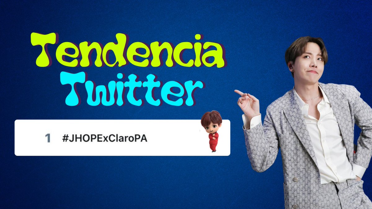 PanamaBts's tweet photo. [INFO] 12-02-2021

¡ARMY PANAMÁ! El #JHOPExClaroPA es tendencia #1 en twitter.🎉

¡SIGAMOS ASI! Muchas gracias a todas las ARMYS🌎 por su apoyo. 

¡ESTAMOS ANSIOS@S!  @ClaroPanama 
@BTS_twt https://t.co/MvwlOvbWnF