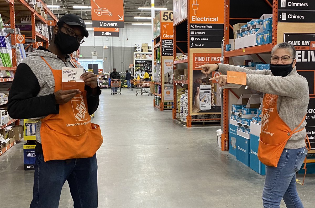 Some recognition around the store! Garden associate, Keenen, receiving his bronze award!