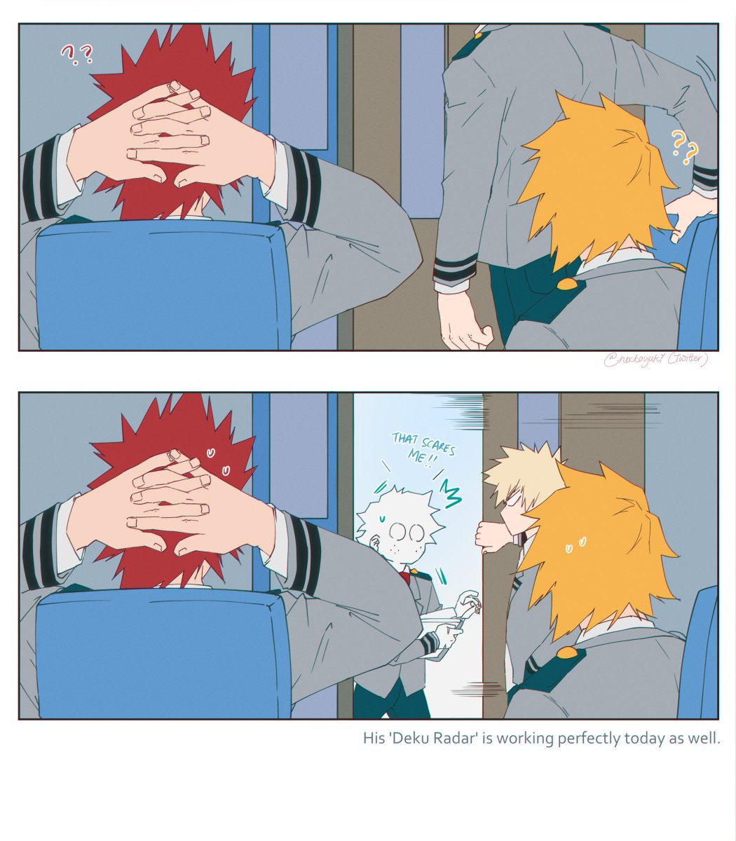 this is why no one wants to hide with Deku if Kacchan's it. 