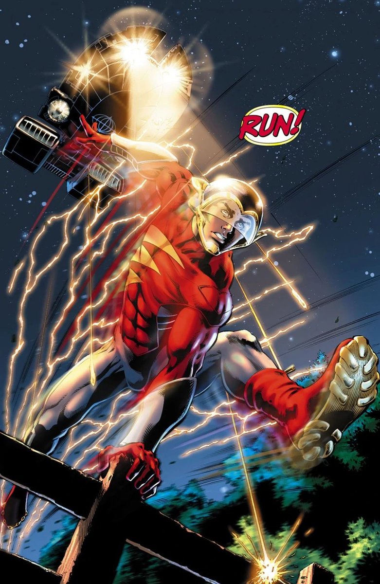 Jay Garrick (New Earth 2) - The FlashAfter encountering the Greek God Mercury he was given the gods power and used it to defend his Earth against the monstrous forces of Apocalypse alongside the new wonders. A brave and powerful hero.