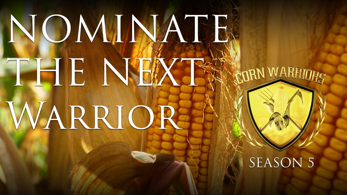 Attention all Corn Warriors fans!  The time has come to pick a NEW Corn Warrior for season 5, and you get to help.  Tell us who you think it should be and the Warriors will vote on March 5th to decide!  Get your nominations in now! cornwarriorstv.com/2021-onscreen-…