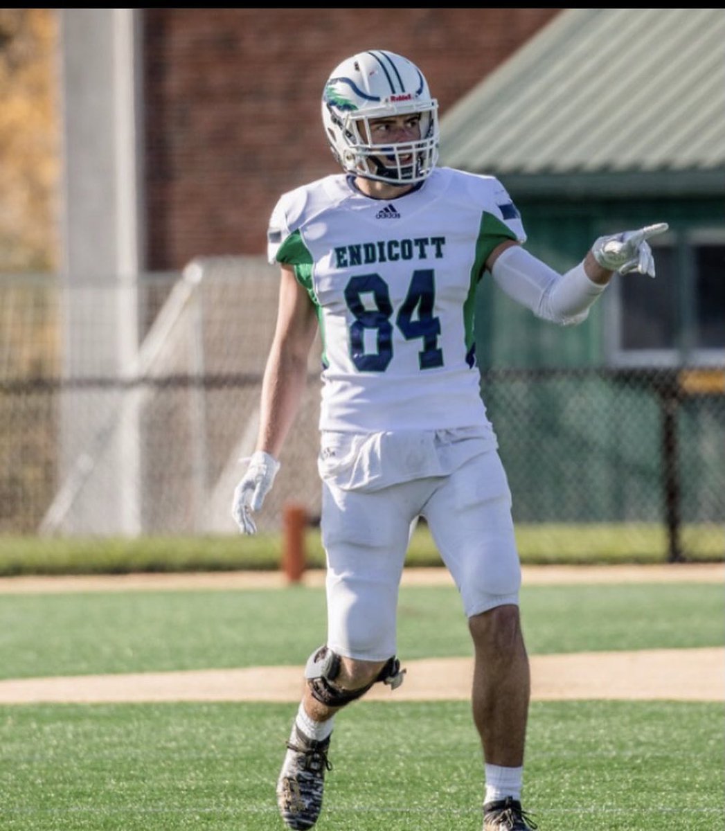 CFB247's tweet photo. John Williams  
Endicott College, Wide Receiver 2016-2020 https://t.co/QkBZ1OeGqb