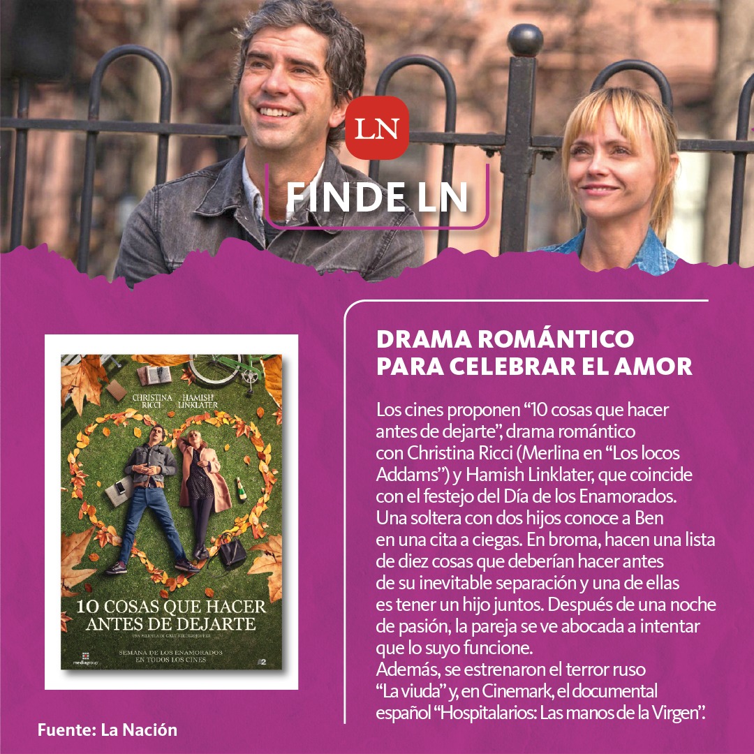 LaNacionPy's tweet photo. #FindeLN Drama romántico para celebrar el amor 💞🎬 Te traemos esta opción para que disfrutes del séptimo arte con la cinta "10 cosas que hacer antes de dejarte", disponible en la cartelera actual 😎 #TodoEstáenLN. https://t.co/xwMWmglPYH