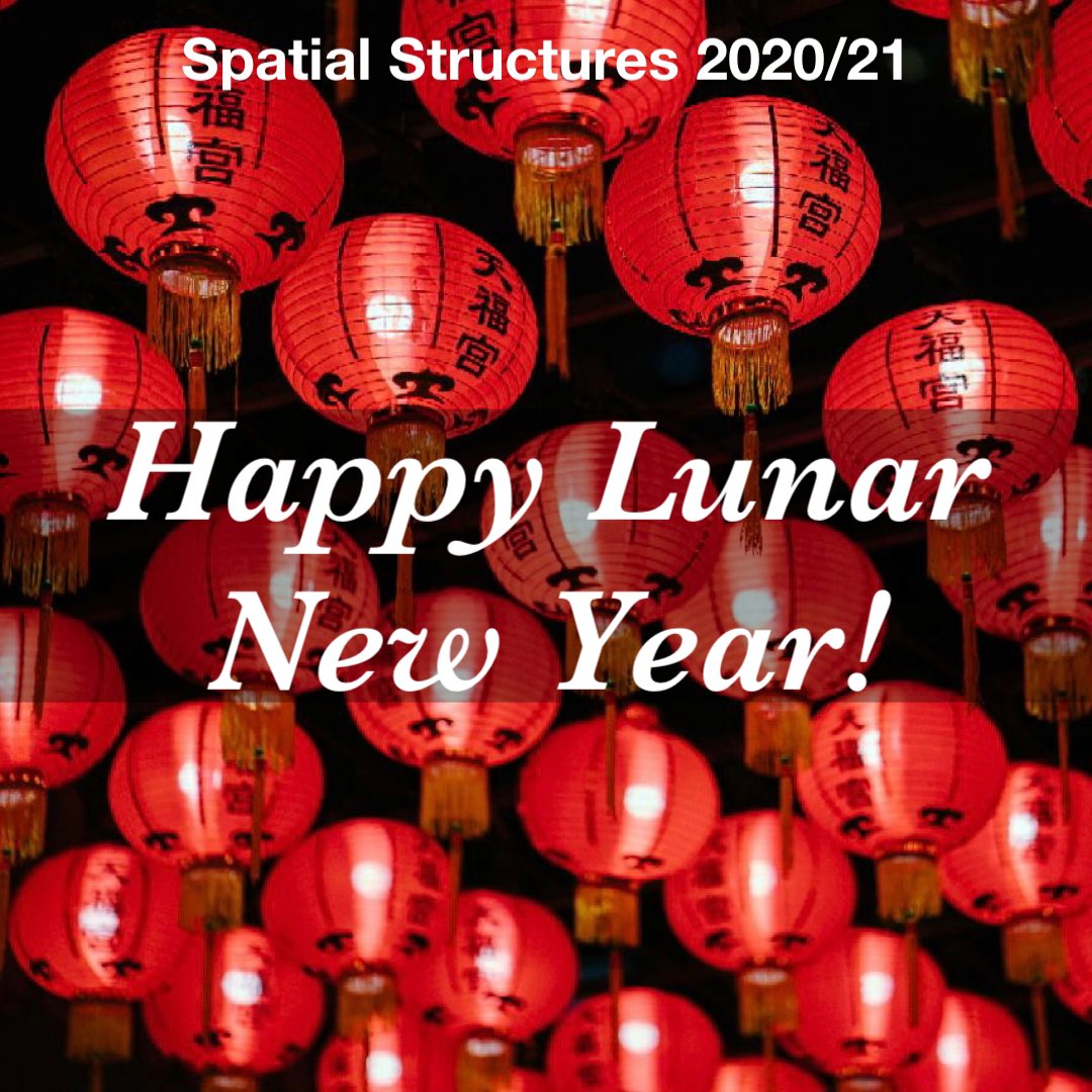 structures2021's tweet photo. Wishing a prosperous and happy Lunar New Year for all those celebrating!

#IASS #IASS2020_21 #SpatialStructures #LunarNewYear #HappyNewYear #NewYear #ChineseNewYear #Architecture #StructuralEngineering #Structures #LightweightStructures #TensionStructures #Form #Form https://t.co/6aKNaFjT1B