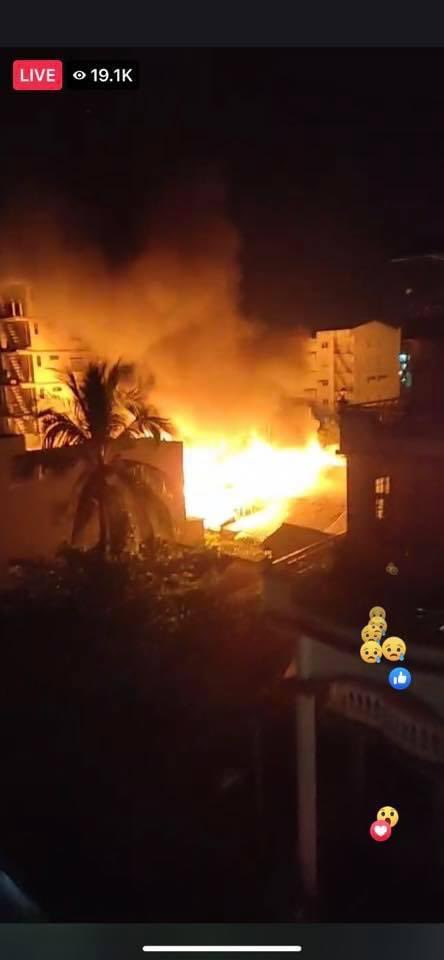 Fire here and there at night on 12th Feb when massive amount of prisoners were released for no reason. Is that a coincidence?However, keep it in your mind that Myanmar is no longer safe because of military and police. #CrimeAgainstHumanity #Myanmarcoup #WhatsHappeninglnMyanmar