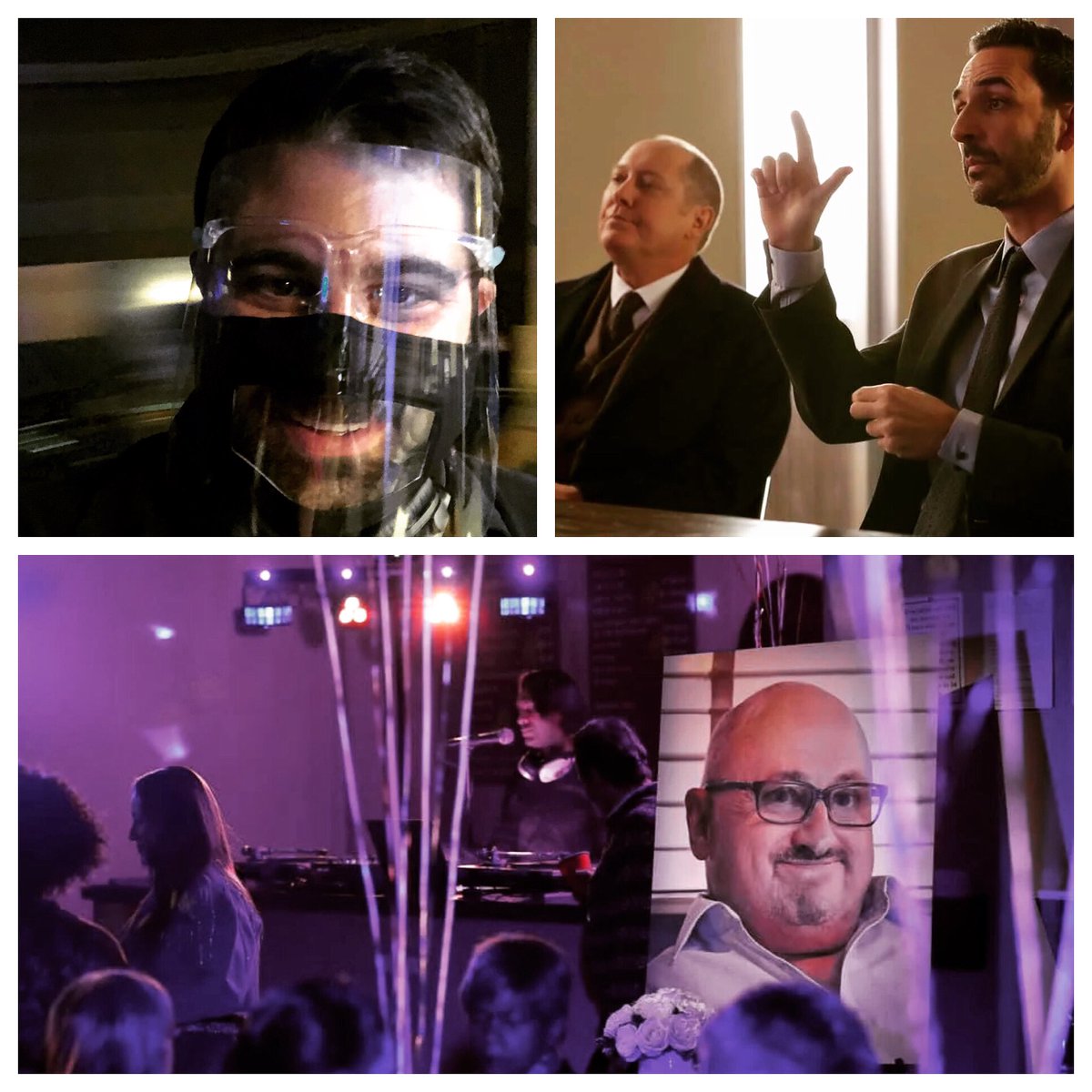 It was an honor to direct tonight’s episode of <a href="/NBCBlacklist/">The Blacklist</a>. A tribute to the incomparable <a href="/SparkMiddleton/">Clark Middleton</a>. The cast #JamesSpader, <a href="/AmirArison/">Amir Arison</a>, #LauraSohn, <a href="/HISHAMTAWFIQ/">HISHAM TAWFIQ</a>, <a href="/HarryJLennix/">Harry J. Lennix</a>, <a href="/DKlattenhoff/">Diego Klattenhoff</a>, guest <a href="/HueyLewisNews/">Huey Lewis</a>, and the entire crew crushed it! This one is special...