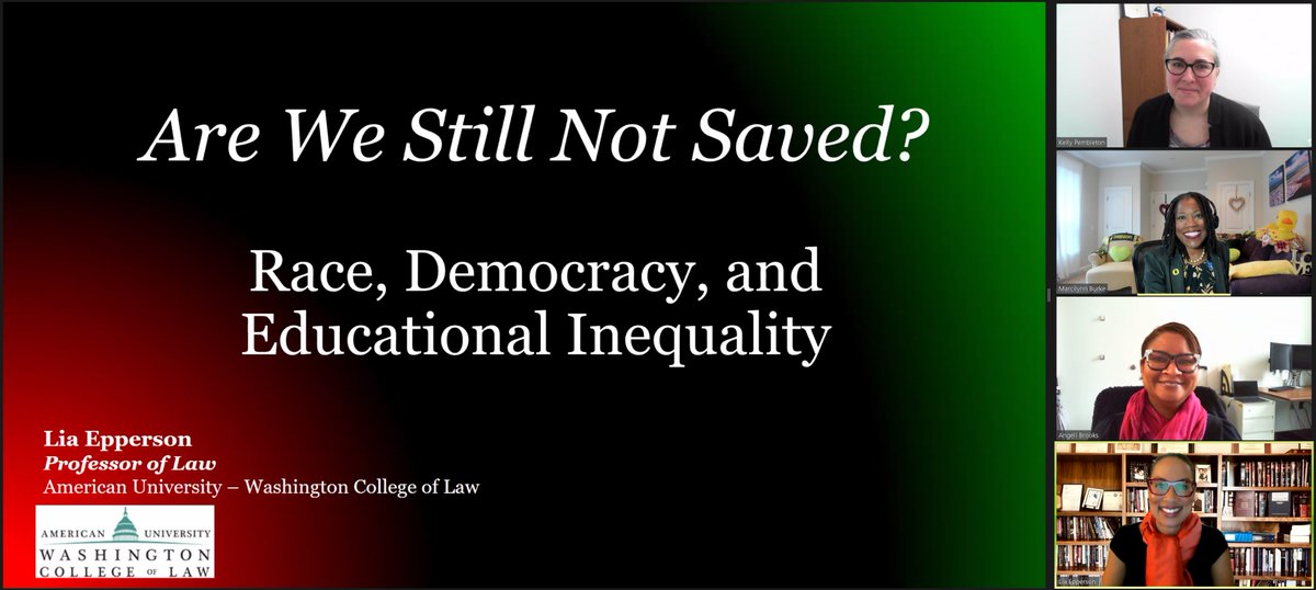 So excited to host <a href="/EppersonProf/">Lia Epperson</a> as the 2021 Derrick Bell Lecturer at <a href="/Oregon_Law/">UO School of Law</a> this year!  Here's a shot of us "backstage" with <a href="/UOEquity/">Equity and Inclusion</a>'s Kelly Pembleton &amp; Angeli Brooks.  If you missed it, a recording will posted soon.  She was fantabulous!!!