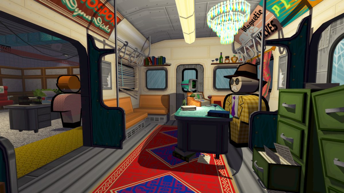 Jazzpunk ($3.74) - a comedy adventure set in a VERY alternate cold war. take your fisher-price toy self around and solve (?) mysteries (???) to do... things? (?????) equally bizarre and memorable. kind of like a (more) surreal lego island.  https://store.steampowered.com/app/250260/Jazzpunk_Directors_Cut/
