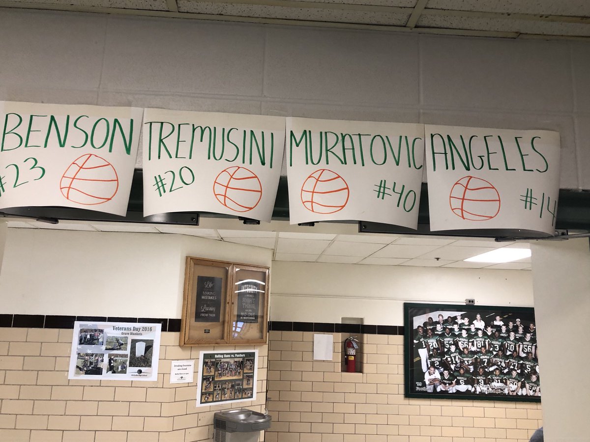 Senior night for girl's basketball. Thank you for your commitment to the MHS basketball program. Good luck in the future. #WeAreMehlville