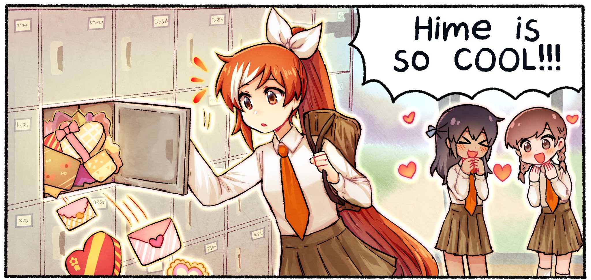 FAW Fantasy Anime Wrestling - In this special 💖 VALENTINE'S DAY 💖 edition  of The Daily Life of Crunchyroll-Hime (by @coughdrops!!) 💕 Hime's secret  admirer has a message!