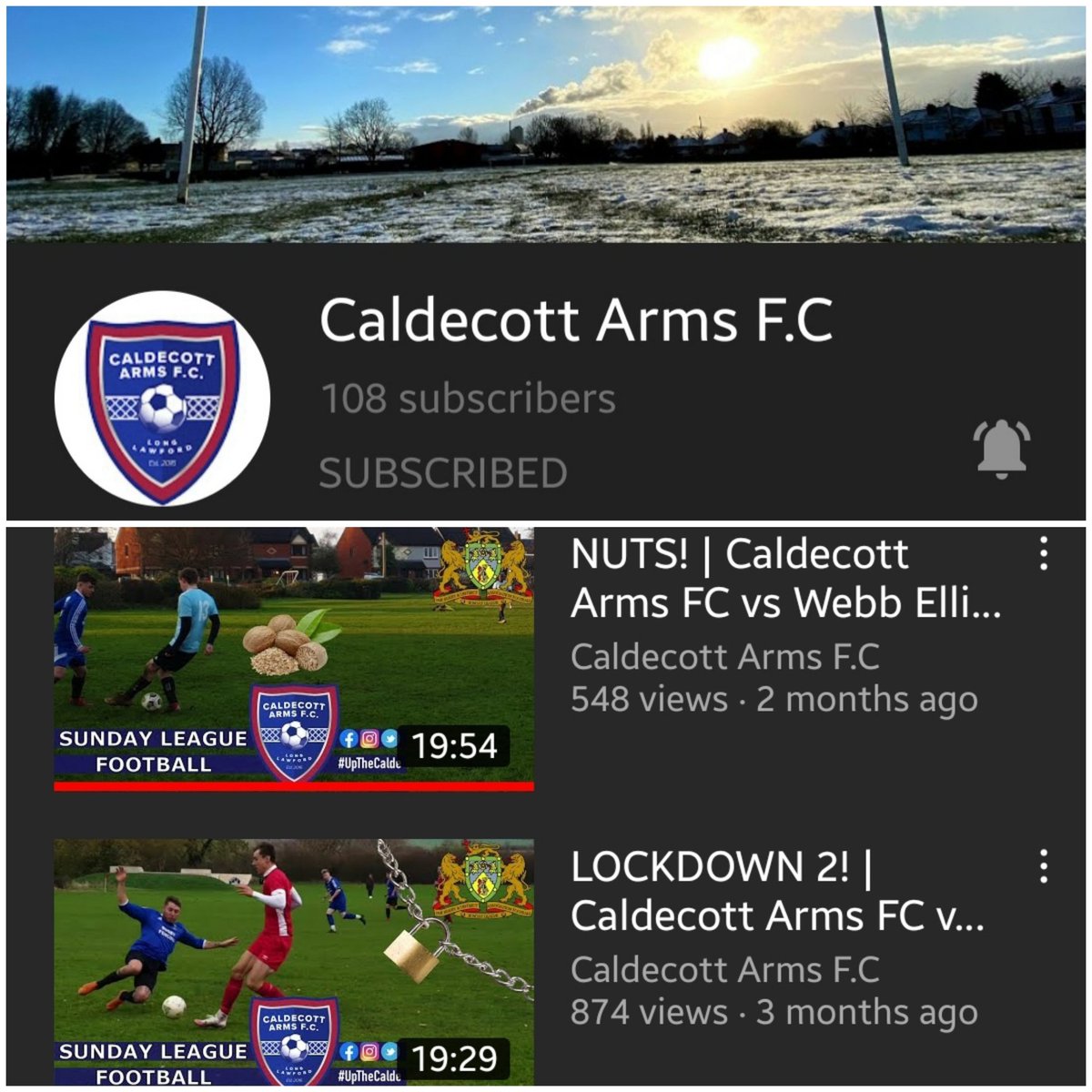 Caldecott Arms F.C tweet media