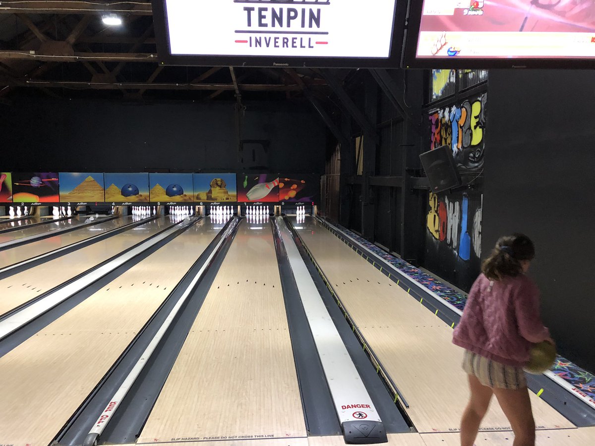 newietraveller's tweet photo. Out ten pin bowling with the Granddaughters. To say the atmosphere &amp; action is competitive is AN UNDERSTATEMENT This result of course means war 😎#bowling #tenpins #bowlingalley #grandkids #memories #fun ping @julesaj1 @InvShireCouncil https://t.co/UUPVgy5fZ4