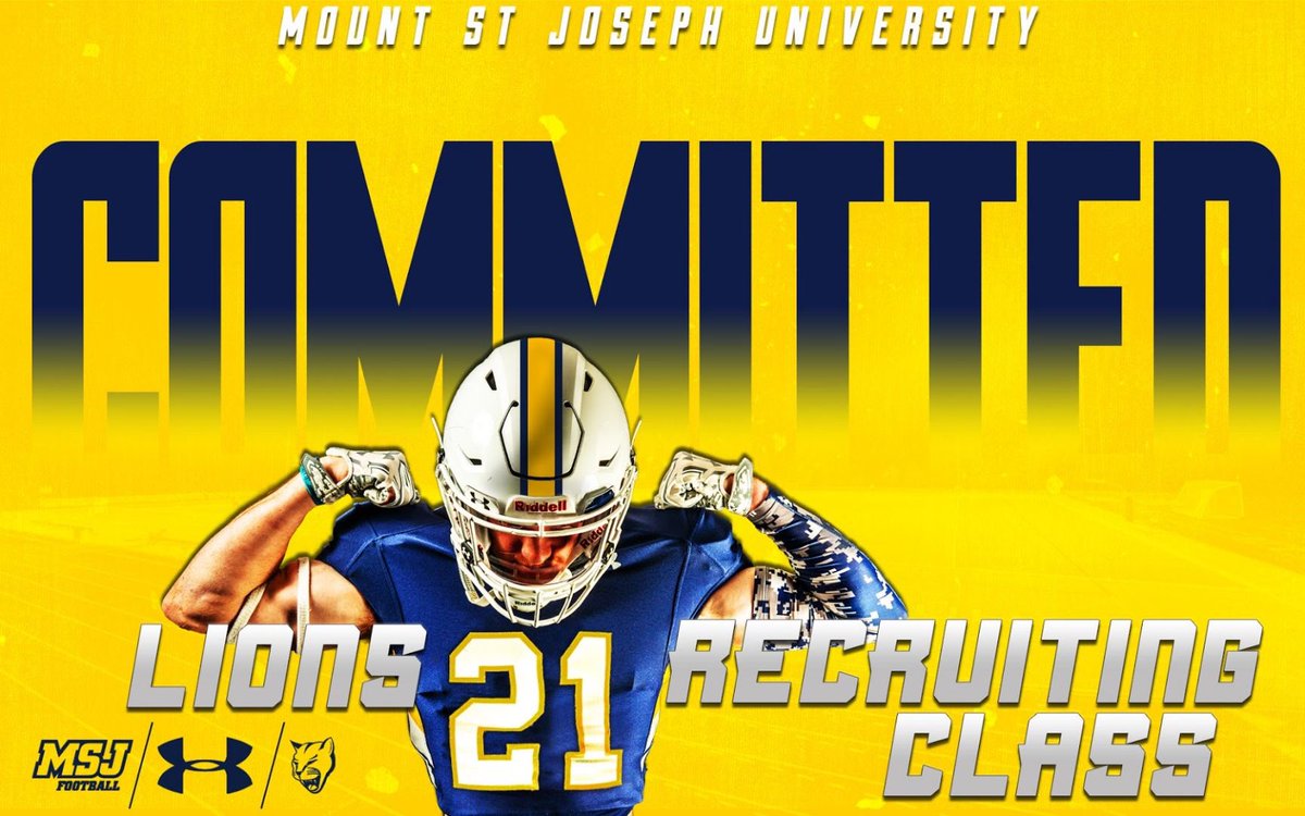I am truly blessed to announce my commitment to Mount Saint Joseph university to play football and run track!Thanks to all the coaches that I talked to that helped me make this decision! <a href="/CoachHopperton/">Coach Hopperton</a> <a href="/CalebCorrill/">Caleb Corrill</a> <a href="/MountStJosephU/">Mount St. Joseph University</a>