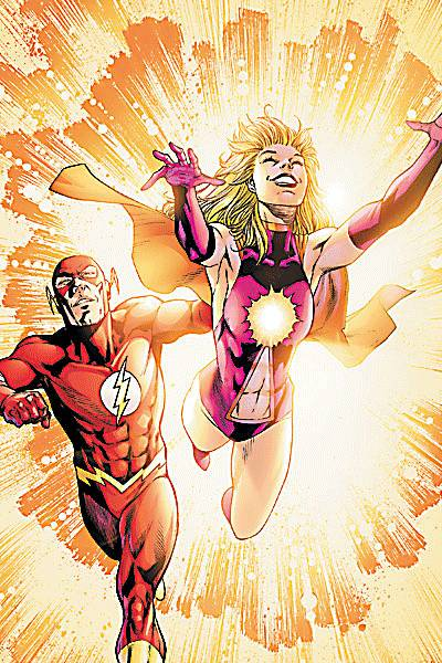 Lia Nelson - The FlashLia Nelson is a supermodel and talented actress on Earth 9 and also a being made of light and speed. She mastered her powers and became the Flash of her Earth, she joined the Secret Six of her world and defended the planet.