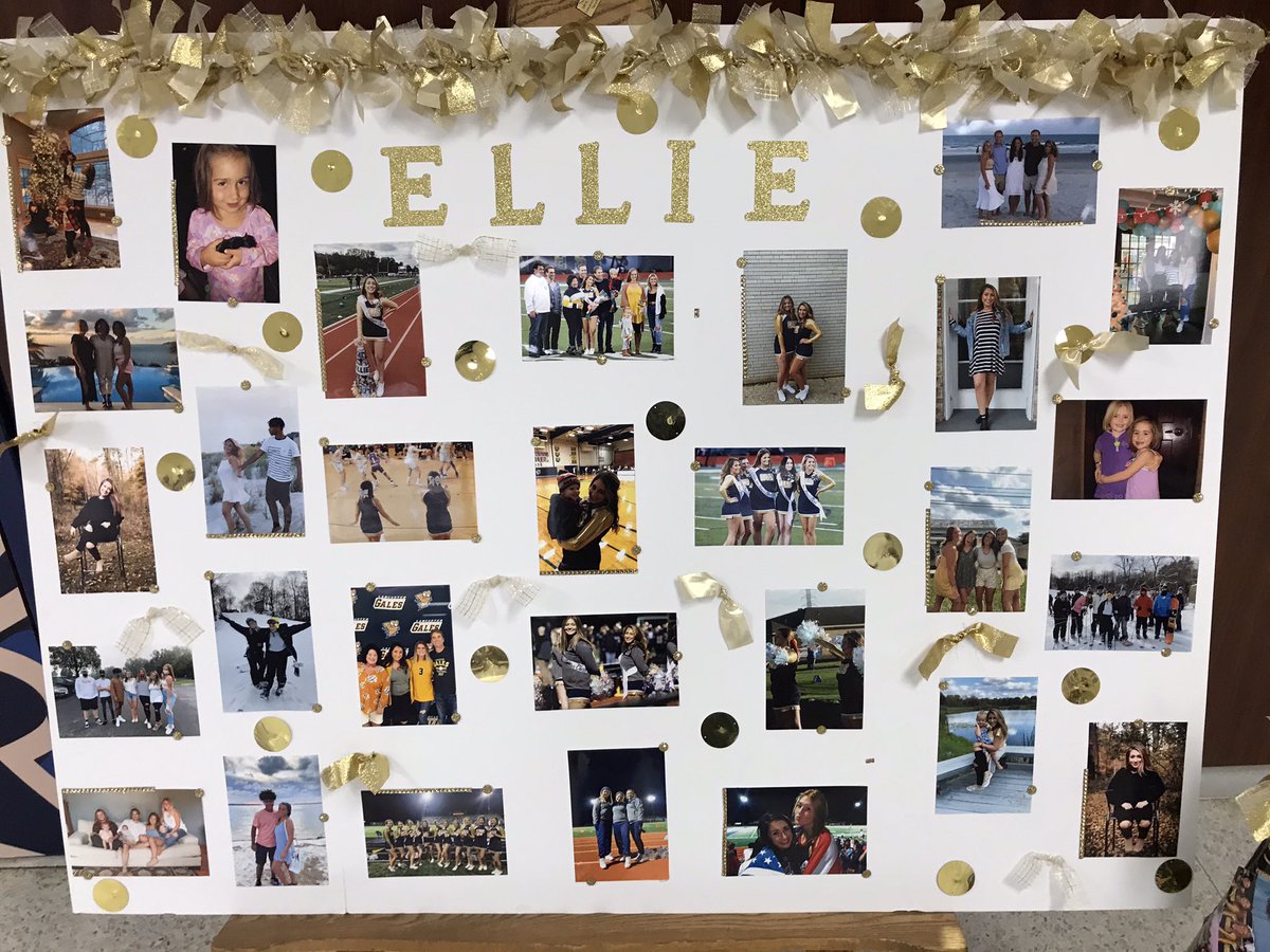 LHSGalesOffice's tweet photo. Gales Cheerleading Senior Ellie Clark. https://t.co/ovd4zrEnUc