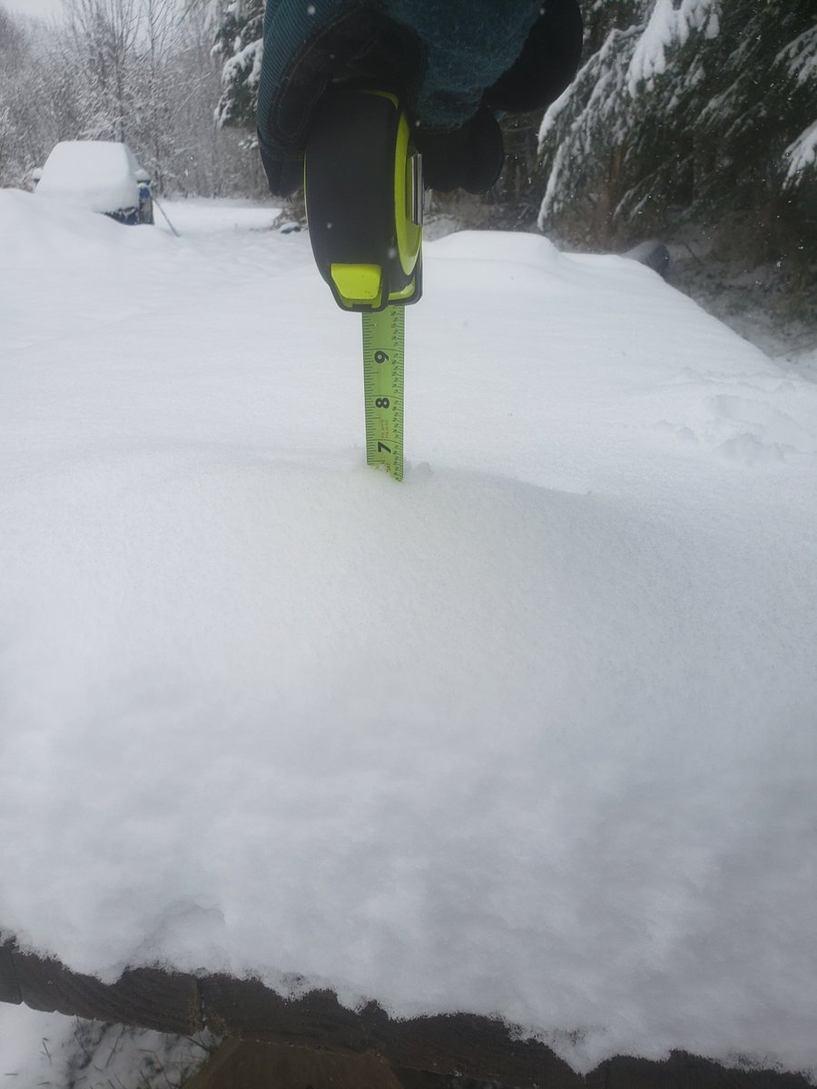 margotap's tweet photo. @NWSSeattle Will just drop it here for now. Mineral, WA (98355). Friday, 2:45 p.m.   6.4" https://t.co/GE4KcL4y4J