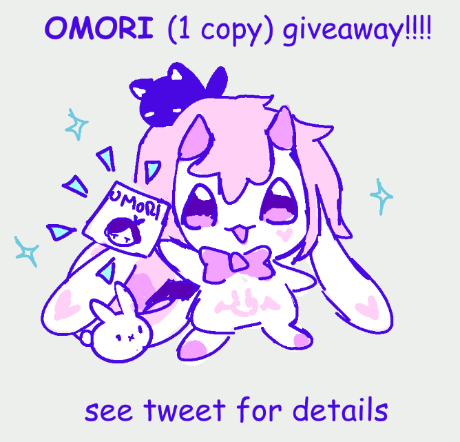 Nokkelborth's tweet photo. Hi guys I'm giving away a copy of OMORI!
How to enter:
- Like and Retweet this post!

thats all!!! you dont need to follow me or anythin (but ty if u do)

i will choose a winner on feb 15! (you'll need a steam account to receive the prize) https://t.co/WW8llH2MrF