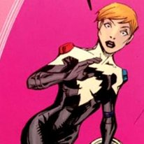 Patty Spivot - Hot PursuitPatty stole the former Hot Pursuit's gear from CCPD and became the new Hot Pursuit. Her bike detects a timestorm and intiates an emergency chronal-evac, transporting her to the year 3011 where she goes on adventure with Bart.
