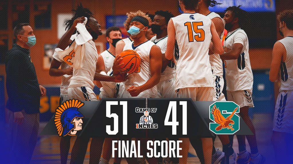 .<a href="/Tabor_City/">Mount Tabor High</a> clinches 1st Place in the PT3 after a home win over Ben L Smith, 51-41‼️#TriadMBB

➖<a href="/Daniel_Fulp/">Daniel Fulp</a> continued his dominance in the paint, leading the Spartans with 19 PTS💪
➖<a href="/FinleySimmons3/">Finley Simmons</a> added 11 PTS &amp; <a href="/torrence_jay/">Jay Torrence</a> scored 10 PTS!