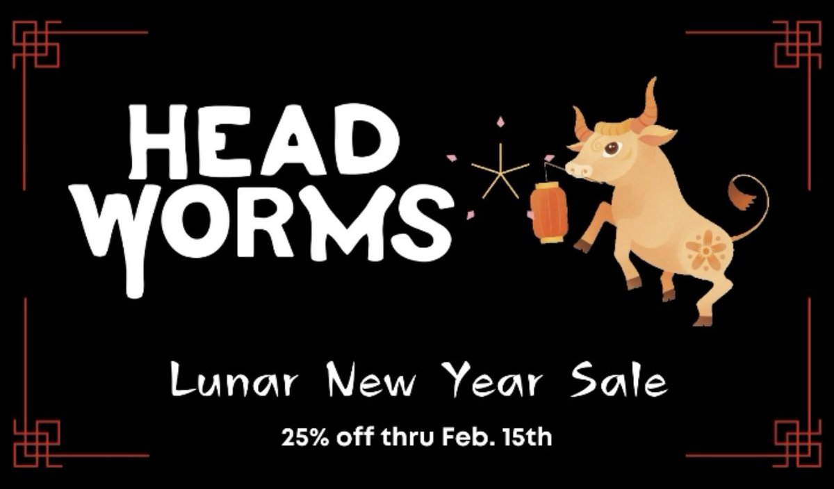 ItsWilsonGames's tweet image. We just started playing Head Worms on stream and now its on sale! Go check out the game at twitch.tv/itswilsongaming and if you like the game, its 25% off on @Steam  for the Lunar New Year! @headwormsg #playheadworms #horrorgaming