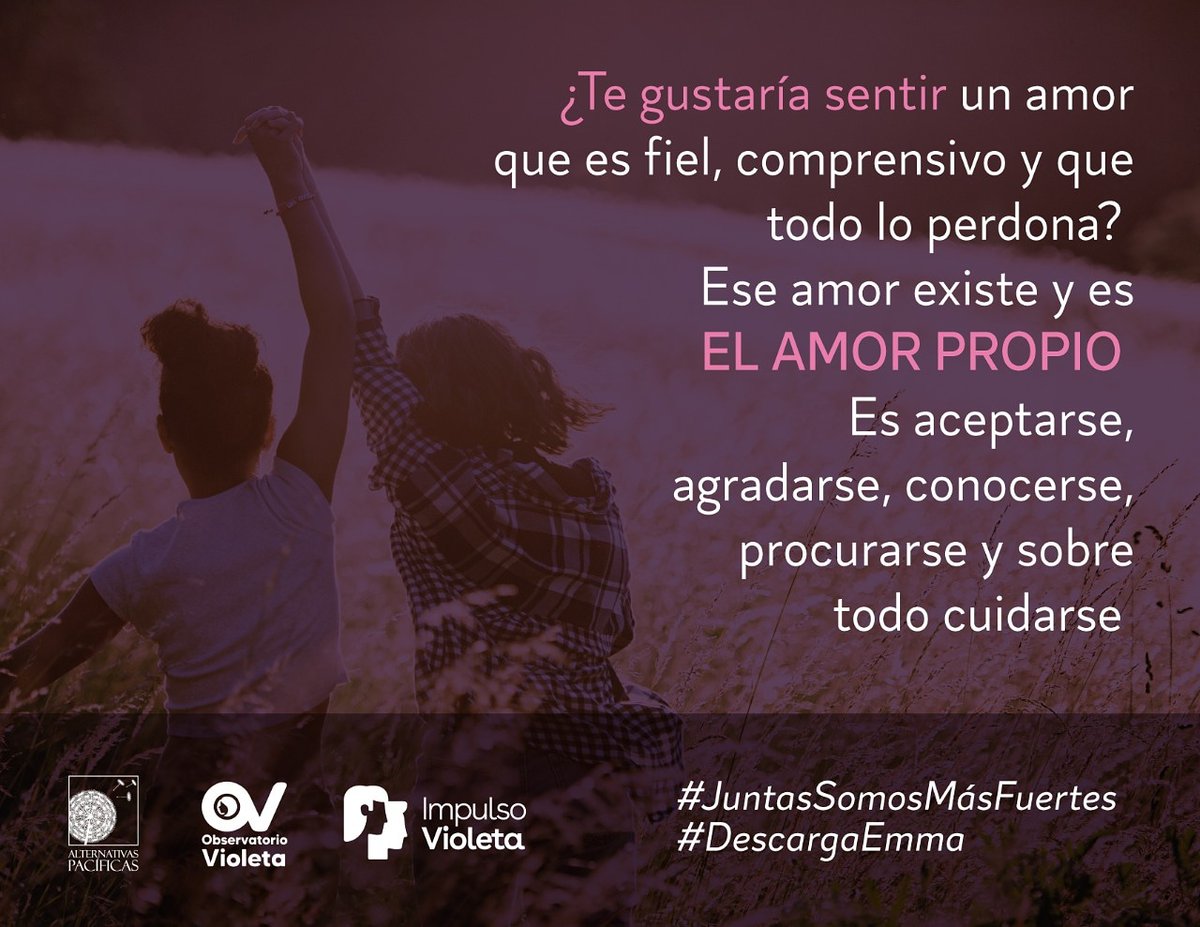 ObsVioletaNL's tweet photo. El autocuidado es una de las expresiones más grandes de amor 💜 

Deseamos que tengas a tu alcance una herramienta de protección para cuando lo necesites.

Descarga #Emma 📢📲 en los sig. enlaces 👇
⬇️ En android
https://t.co/YVTyjyFSCv
⬇️ En iphone
https://t.co/RRlSZKzeXd https://t.co/JB63fqa8J2