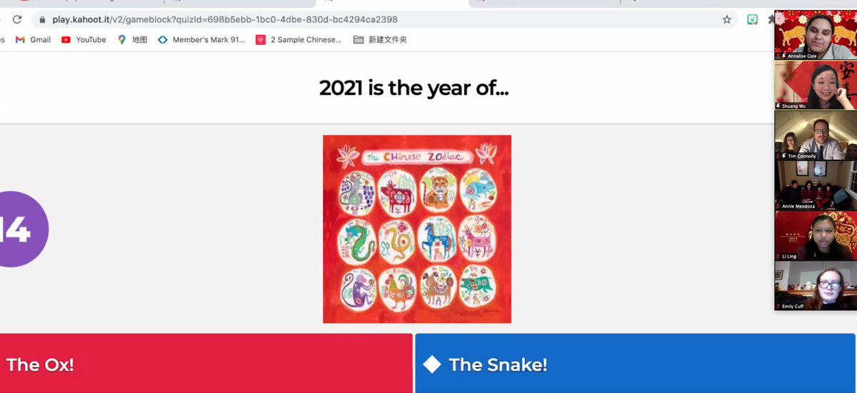 ESUModLang's tweet image. Thank you Dr. Shuang Wu @Shuang_Wu2020 and the students studying #Chinese @ESUniversity The 2021 #LunarNewYear  event was a fun-filled celebration of the people, traditions, and culture of #China 🇨🇳 Happy #YearOfTheOx everyone!!