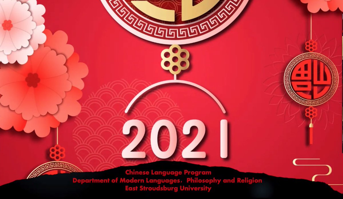 ESUModLang's tweet image. Thank you Dr. Shuang Wu @Shuang_Wu2020 and the students studying #Chinese @ESUniversity The 2021 #LunarNewYear  event was a fun-filled celebration of the people, traditions, and culture of #China 🇨🇳 Happy #YearOfTheOx everyone!!