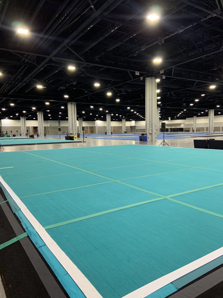 As requested...... The Warm Up Room is Ready and Waiting!!!😁 #CHEERSPORT2021