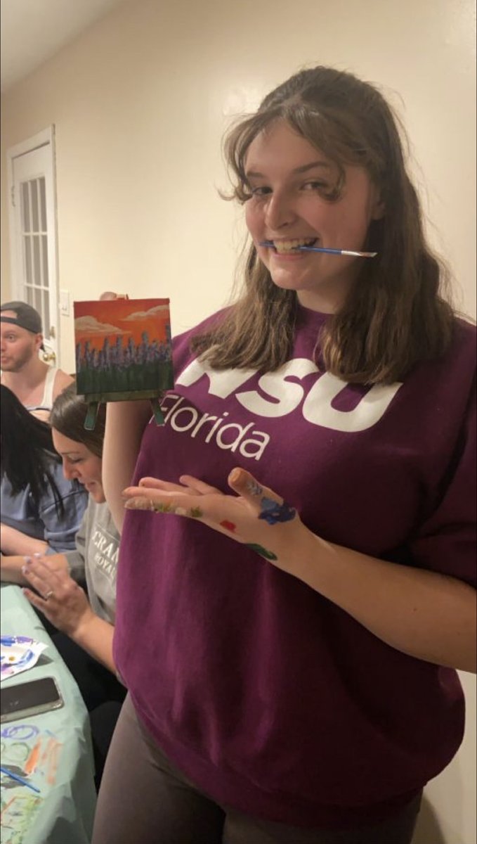 PequaNAHS's tweet photo. Thank you to everyone who participated in paint night! We’re glad to see everyone having fun and creating amazing art! @LeoneMassapequa @Artlvrpatti @FPAMassapequa @Lowell_MHS #artstrong https://t.co/oFu7J5a8mu