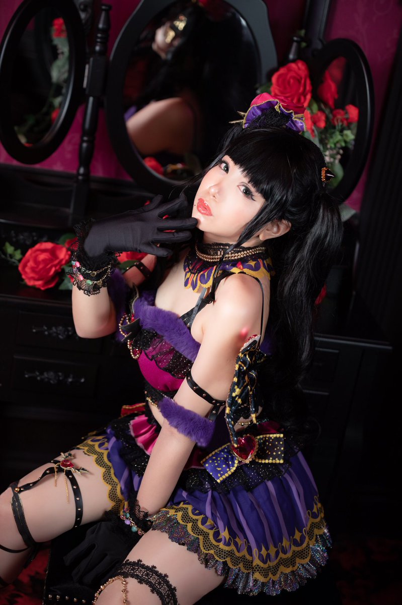 ラブライブ!サンシャイン!! 小悪魔編覚醒後 黒澤ダイヤ 桜の恋製 衣装
