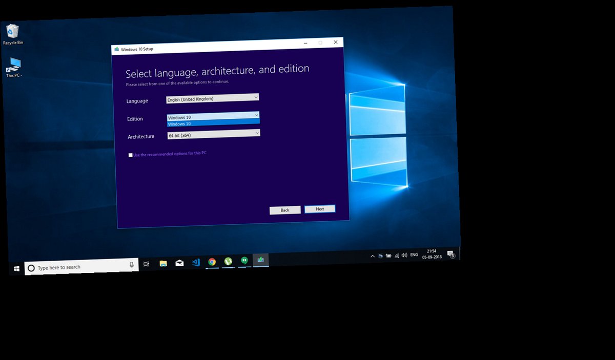 why windows 10 download not professional version / Twitter