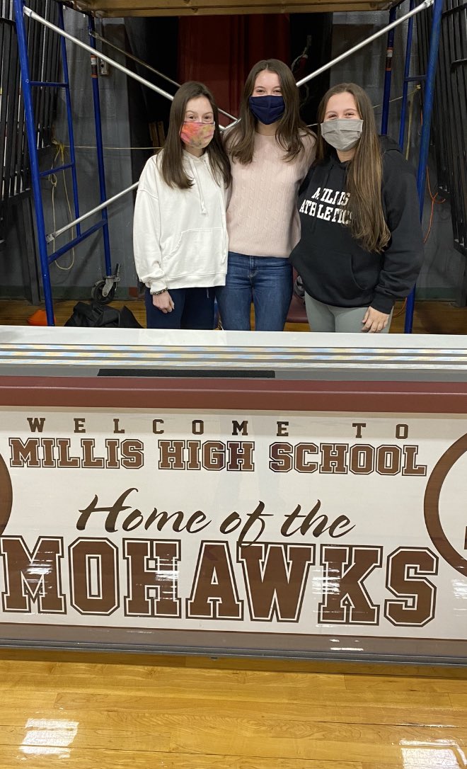 Huge thanks to the BEST game day staff in the TVL! <a href="/donovanmaddie_/">Maddie</a> you will be missed. <a href="/MillisAthletics/">Millis Athletics</a> <a href="/millishoops/">Millis Girls Hoop</a> <a href="/cgrant_chuck/">Chuck Grant</a>