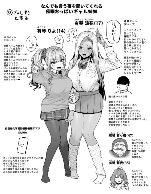 催眠おっぱいギャル姉妹のSETTEI 