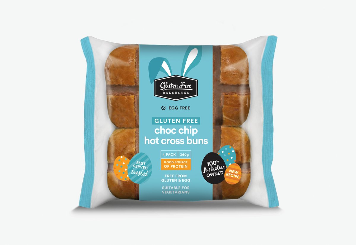 gfbakehouse_'s tweet photo. Gluten Free Vegan Chocolate Hot Cross Buns now available through our online shop https://t.co/t3OtEpBdvL.

#glutenfree #vegan #australianmade #glutenfreecreations #Coeliac #hotcrossbuns #glutenfreevegan #glutenfreeliving #food #toocutepackaging #bakery #hotcrossbuns #chocolate https://t.co/eBEihwULHK