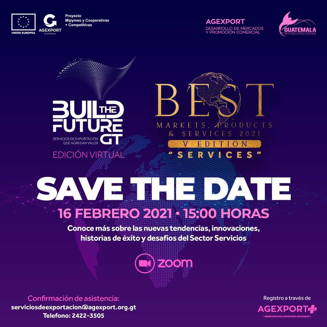 Este 16 de Febrero no te pierdas #BuildTheFutureGT y la presentación de los #BestMarketsGT para servicios reserve hoy 👇