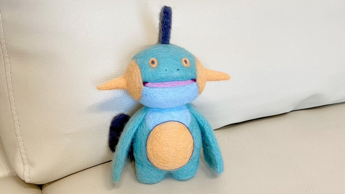 ぽてまよ 羊毛フェルトでヌマクローできました 羊毛フェルト ポケモン ヌマクロー ぽてまよ 羊毛フェルトでヌマクローできました 羊毛フェルト ポケモン ヌマクロー
