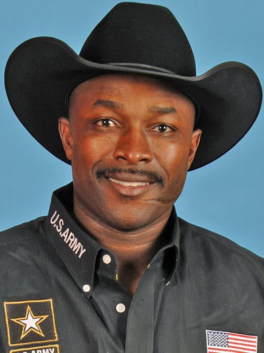 IAMCoachHill's tweet photo. Fred Whitfield has won World Championships. Seven of those titles were World Tie-Down Roping Championships and one was the World All-Around Cowboy Championship. He is one of a very few black professional cowboys and by far the most successful. https://t.co/uMcqpZvV2r