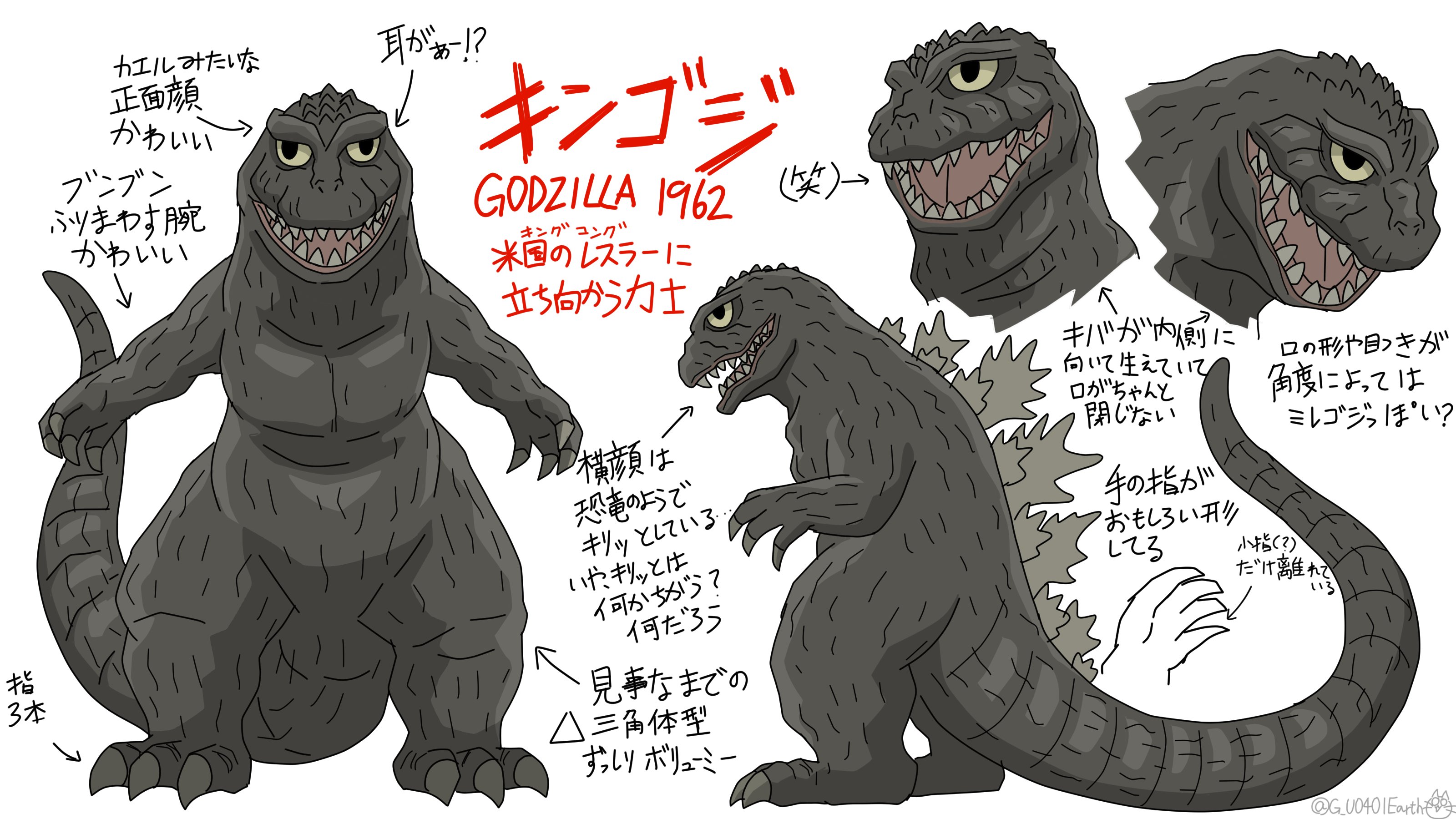 Studiorooster12 G U0401earth This Should Be An Anime Of Every Version Of Godzilla In This Style In Specific Episodes Interact With One Another In A Slice Of Life Kinda Way 3