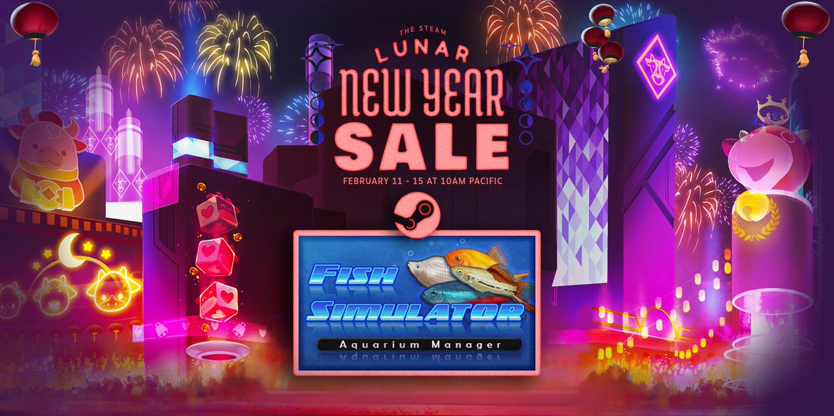 Fish_Simulator's tweet image. Looking for a relaxing simulation game with light management gameplay?

For a short time to celebrate Lunar new year Fish Simulator is 50%

Grab a copy on Steam:
s.team/a/1014110

#indiedev
#GameDev
#aquarium #fishtank #plantedtank #freshwaterfish #fishkeeping
