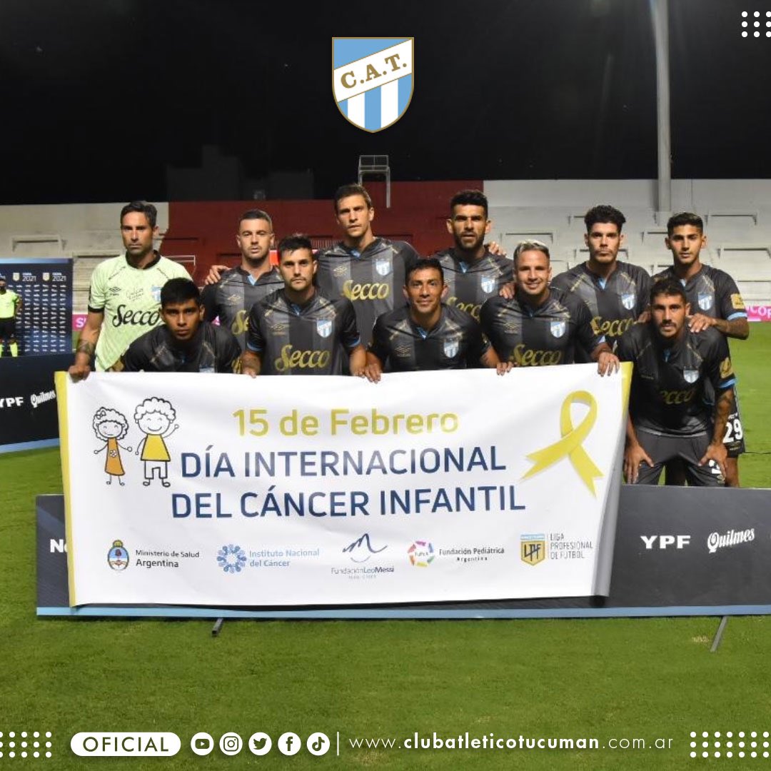 En ocasión del partido de hoy, el Deca se sumó a la conmemoración del Día Internacional del Cáncer Infantil, que será el próximo lunes 15 de febrero.

<a href="/fupeaok/">Fundación Pediátrica</a> <a href="/fundacionmessi/">Fundación Leo Messi</a> @msalnacion <a href="/inc_argentina/">Instituto Nacional del Cáncer</a>