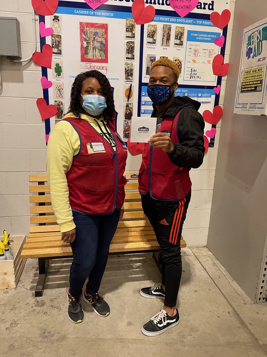 kechannells's tweet photo. Quez is a bright shining light with not just customers but associates, so it makes perfect sense he was our Cashier of the Month for January! Look at the signed vest on the cashier board to see how much we love having Quez on the front end!!! 🤩 @_nicolemarie_6 @eric_marler https://t.co/R1N6oo6UfX
